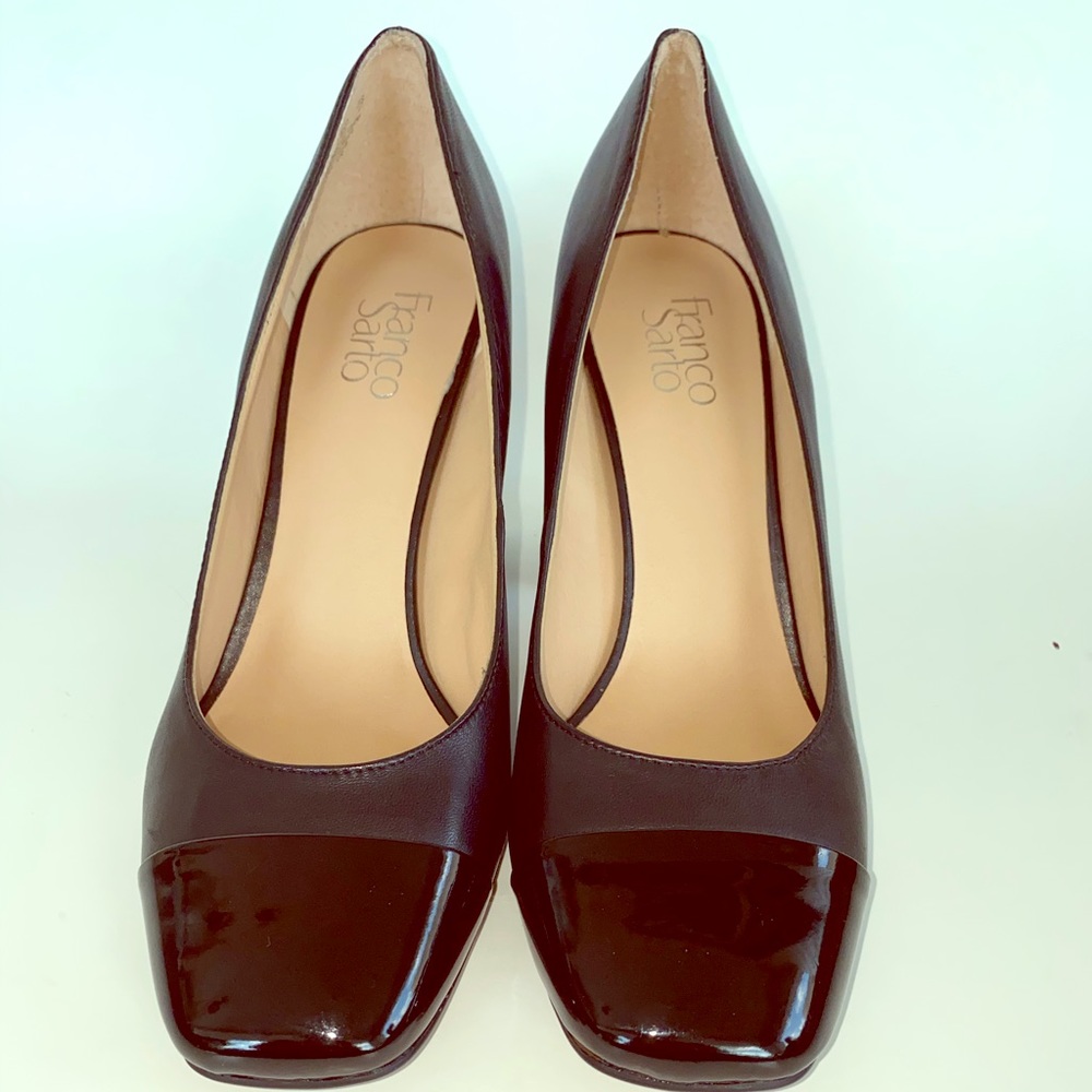 Franco Sarto Black Leather “Roller”